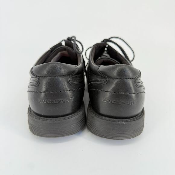 Y2K Rockport Mens Leather Oxford Shoes Size 10.5 Comfort Dress Work Minimalist - Picture 4 of 7